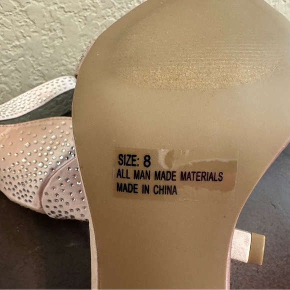 NEW Qupid Jeweled Ankle Strap Heels - Picture 12 of 15